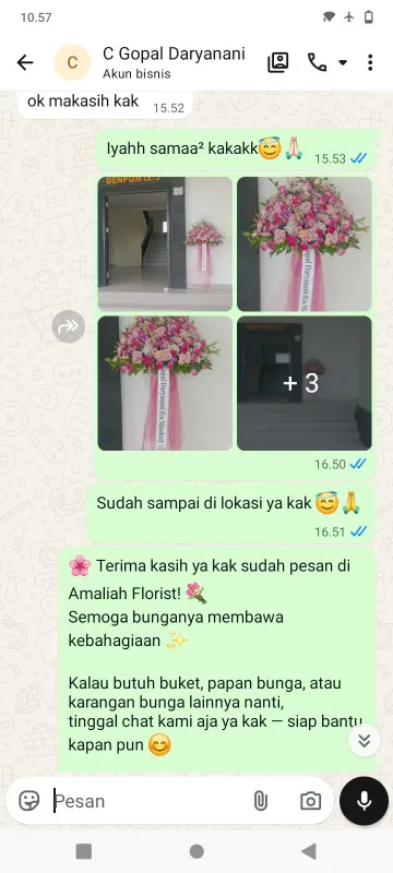 Pengiriman Karangan Bunga Wanasalam